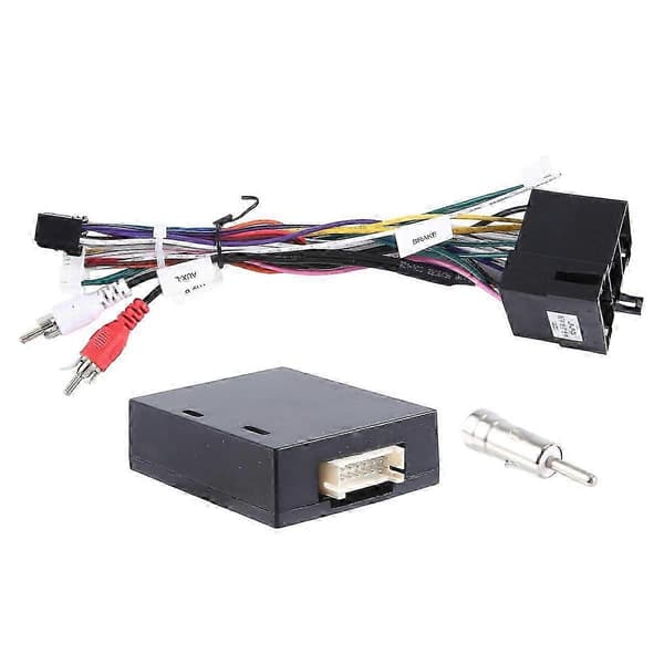 Bil Android Radio CANBus Kabel Strømledningsnet Stikadapter med CAN Bus Dekoder til Alfa Romeo 147 159 Black