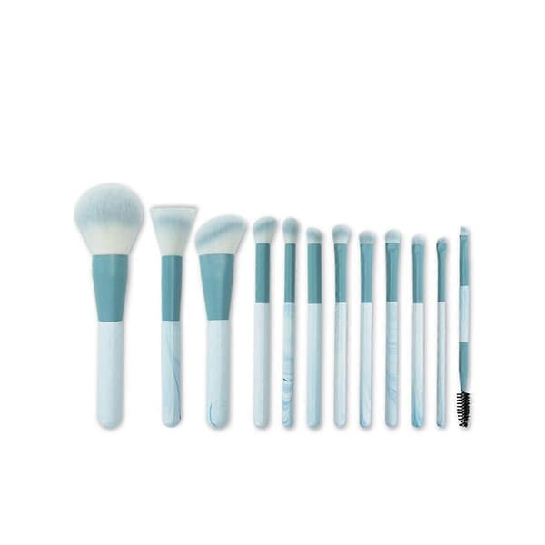 12 sæt makeupbørster, makeupbørster, stipplingbørster, begyndere, et komplet sæt børster