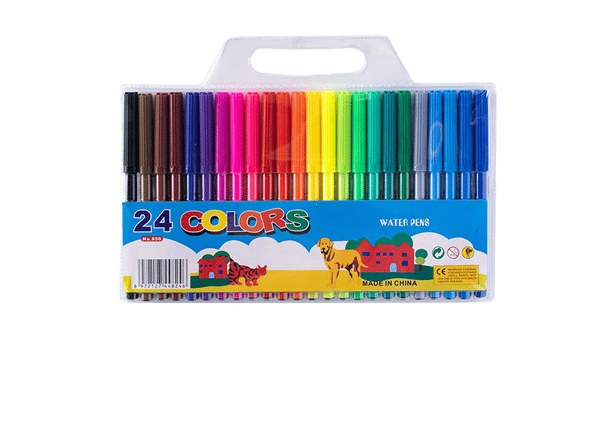 [13]Maalauskynät/Tussit ohuet 24 kpl_Super Gift monivärinen multicolor multifärg