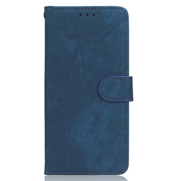 För Xiaomi Redmi Note 12 4g PU-läder Plånboksfodral RFID-blockerande Stativ Telefonfodral med Rem Blue