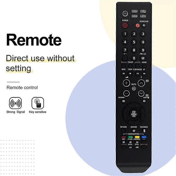 Original OEM BN59-00611A erstatningsfjernkontroll for Samsung TV Black