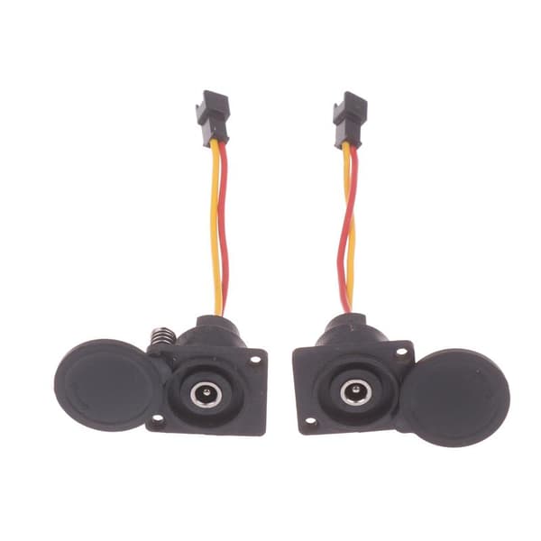 【13】DC2.1/ 2.5 Elsykkel Ladehode Li-ion batteri 36V/48V Ro DC21 set