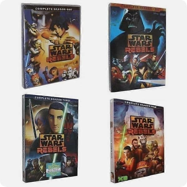 Star Wars Rebels Komplet Serie Sæson 1-4 (DVD 14-Disc Box Set) engelsk version