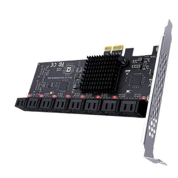 PCIE Adapter Mining 16 porte 6Gb til PCI Express Controller Udvidelseskort PCIe til III Konverter til