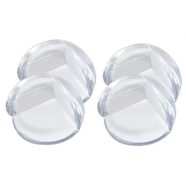 Silikonhörnskydd - 4-pack Hörnskydd transparenta transparent