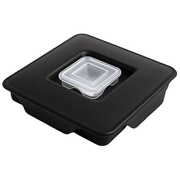 Erstatningslokk til Blendtec WildSide+ FourSide-krukker 40-310 Blender ventilert låselokk med senterhette Black