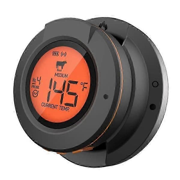 Trådløs Bluetooth Grill Elektronisk Smart Ovn Termometer Køkken Mad Grill Termometer black