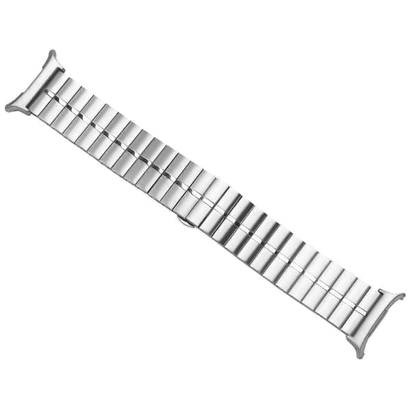 Erstatningsrem til Samsung Galaxy Watch8 44mm 40mm Watch8 Classic 46mm Rustfrit Stål 1-perle Sil