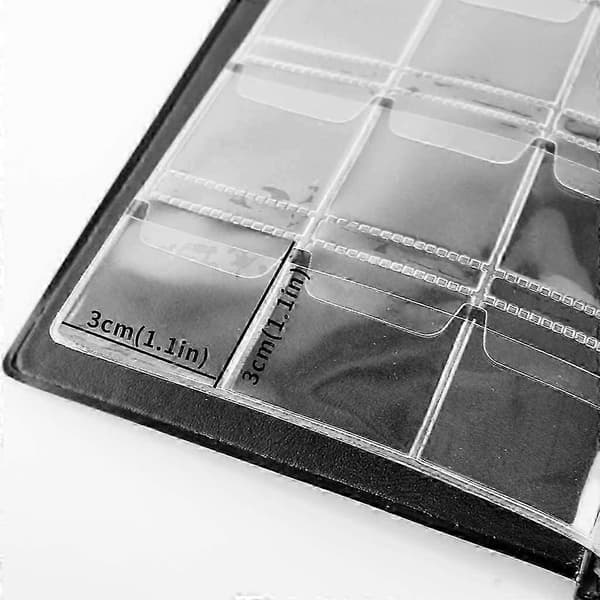 Møntsamleralbum med 480 lommer til opbevaring Multicolor