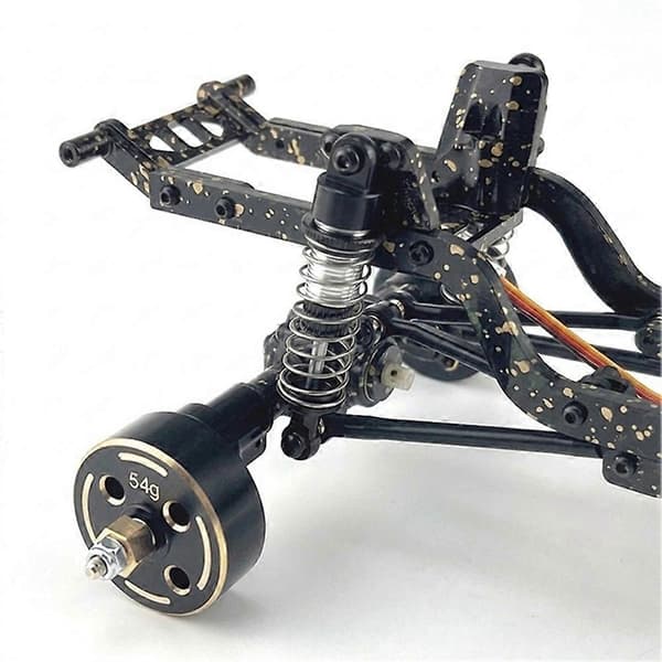 RC Bil Opgradering Justerbar Hydraulisk Støddæmper Kit til MJX 1/18 H18P RC Bil Tilbehør Sort Black