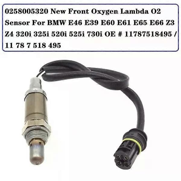 0258005320 11787518495 Ny Lambdasonde O2 Oksygensensor For BMW 3 5 7 E46 E36 E39 E60 E61 E65 E66 E67 E83 E85 Z3 Z4
