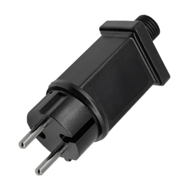 12V 0.3A Plugg LED Ljusremsa Strömförsörjning LED Transformator Plugg Adapter IP44 Vattentät Julbelysning Adapter EU PLUG Svart SZRH