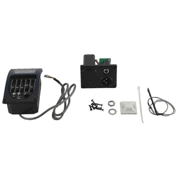 5-bands EQ Equalizer Pickup, Akustisk Gitarr Förförstärkare Stämapparat med LCD-stämapparat och Volymkontroll LC-5NEW