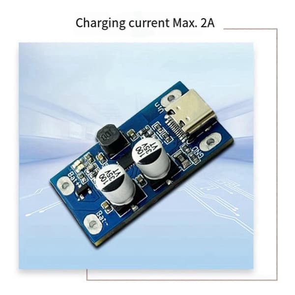 2X 1S 2S 3S 4S Lyftspänning Snabbladdning Li-Ion Batteri Drönarladdningsmodul Multifunktionell Typ-C Ingångsmodul