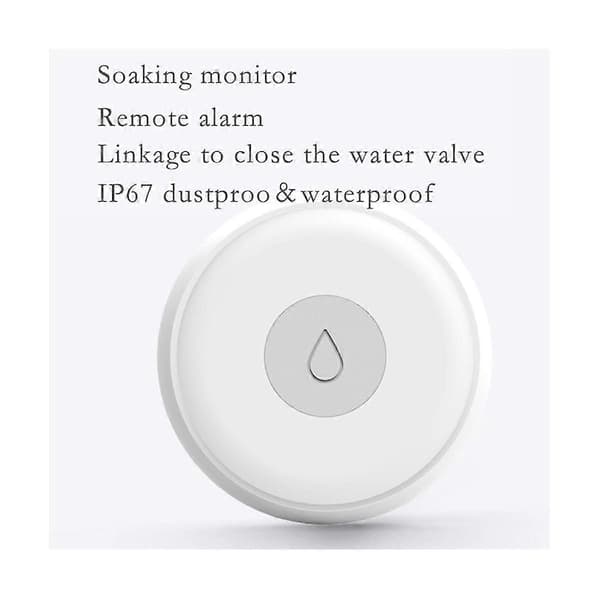 Zigbee Flomsensor Vannlekkasjedetektor Vanntank Full Varsel Overløp Sikkerhetsalarmsystem App