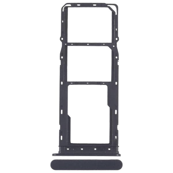 For ZTE Blade A76 4G Z2474 SIM + Micro SD-kortskuff Black