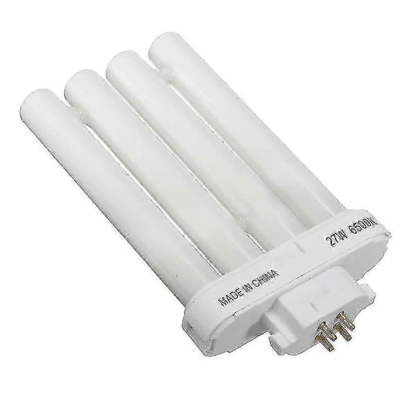 Fml 27ex-n 27w 4-pin quad-rør energisparende kompaktlysrør 6500k 4 rader lyspære [MI]