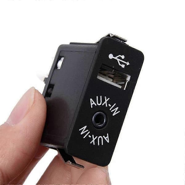 E60 E61 E63 E64 E81 E82 E84 E87 E8 Korkealaatuinen USB AUX -liitäntäkytkin 84109237653 9237653 Yhteensopiva [DB] Black