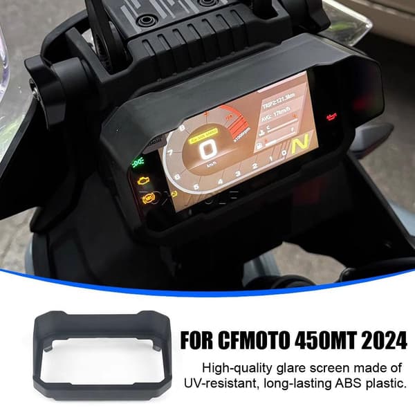 [13R]2024 CFMOTO 450MT Motorcycle Accessories - Modified Dashboard Cover with Speedometer Visor