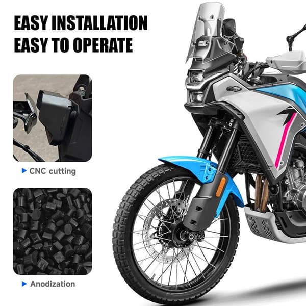 [13R]2024 CFMOTO 450MT Motorcycle Accessories - Modified Dashboard Cover with Speedometer Visor