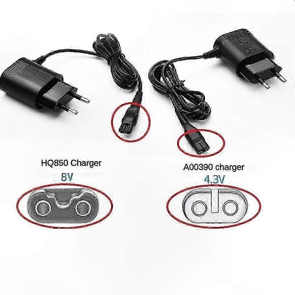 15V barbermaskineoplader med EU-stik til Philips-kompatible modeller