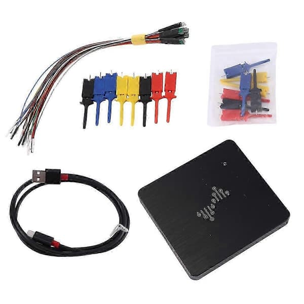 DSLogic logikkanalysator båndbredde opptil 400M sampling 16G dybde grunnversjon USB-basert logikkanalysator Black