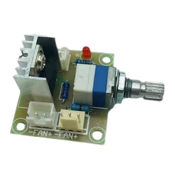 5 STK LM317 Lineær omformer ned spenningsregulator kort Justerbar spenning Viftehastighetskontroller Mo As Shown
