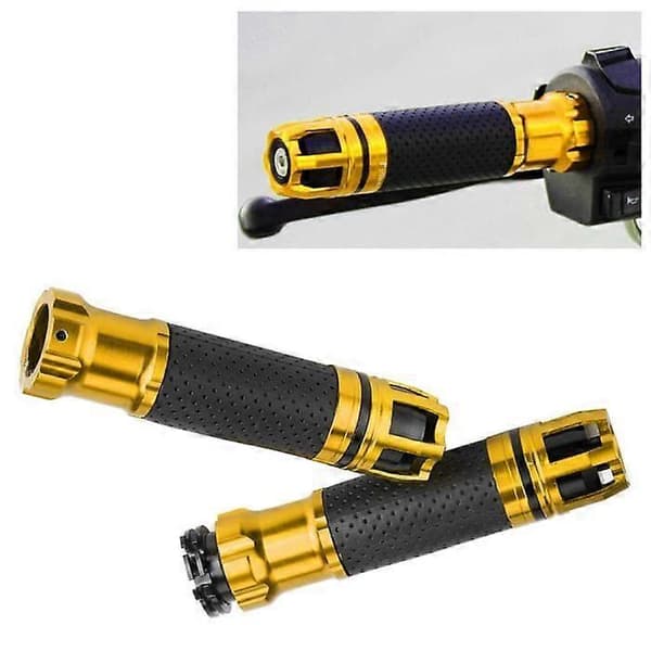 Motorcykelgreb Par 22mm CNC Modificerede Anti-Slip Roterende Styrgreb