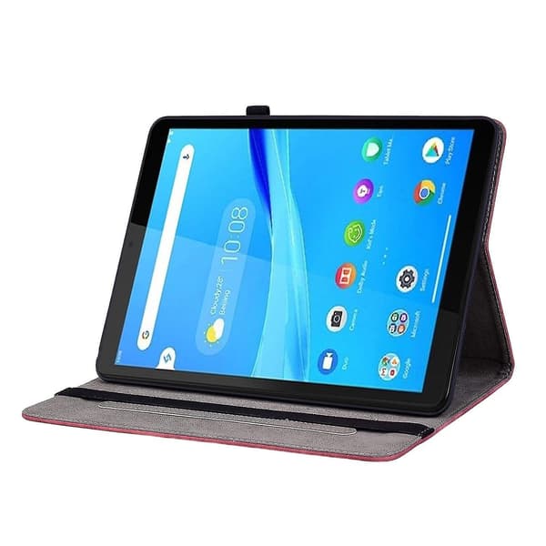 Läderfodral för surfplatta kompatibelt med Lenovo Tab M8 HD Red