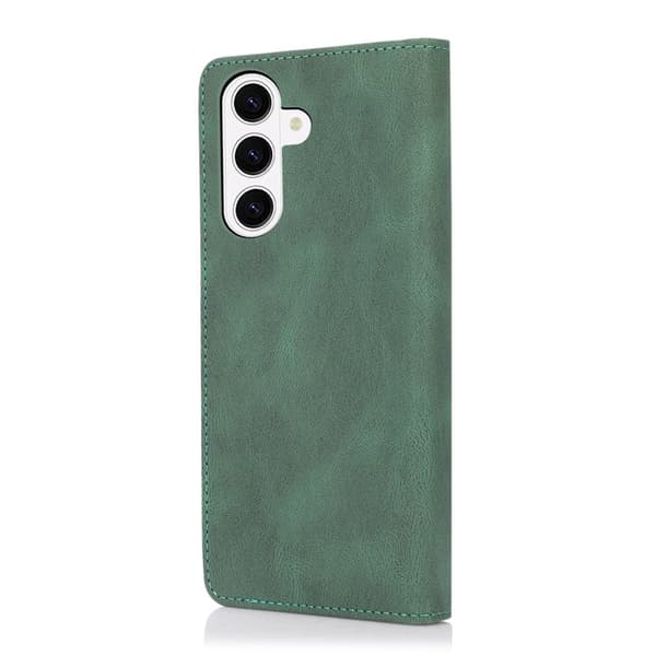 Pungcover til Samsung Galaxy S26 Plus Magnetisk Kunstlæder - Grøn