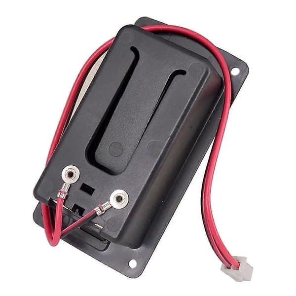 9V Platt Monterad Gitarr Aktivt Batterilock Hållare Batteriförvaringsfodral för Elgitarr Tillbehör