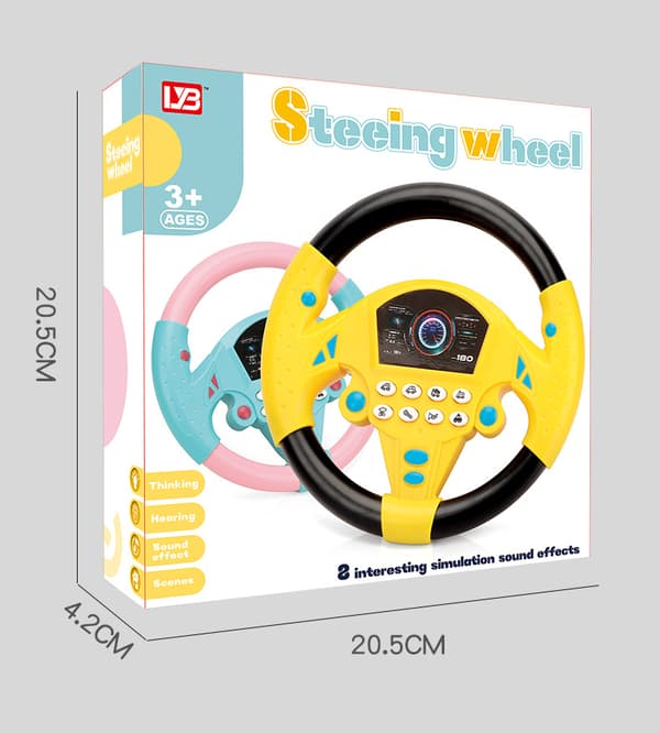【13】Lasten ohjauslelu Copilot-simulaatio-ohjauspyörä Li:llä