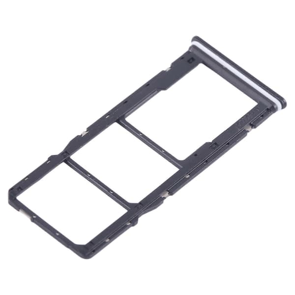 Til Xiaomi Redmi Note 12 4G SIM-kortbakke + Micro SD-kortbakke Black