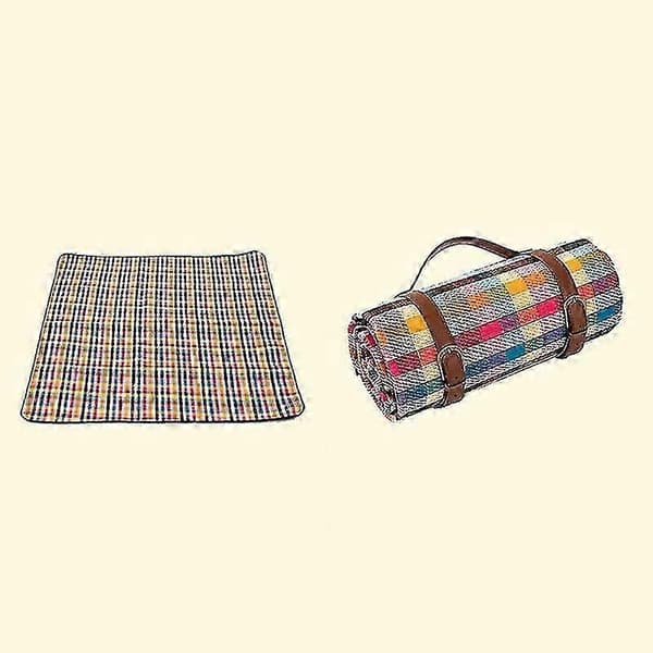 Campingteppe 200x200cm Strandteppe Camping Vanntett