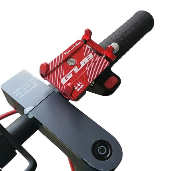 Aluminium telefonholder til Xiaomi M365 Pro 1S Pro2 Mi3 Mi4 ES2 Max G30 el-scooter Red