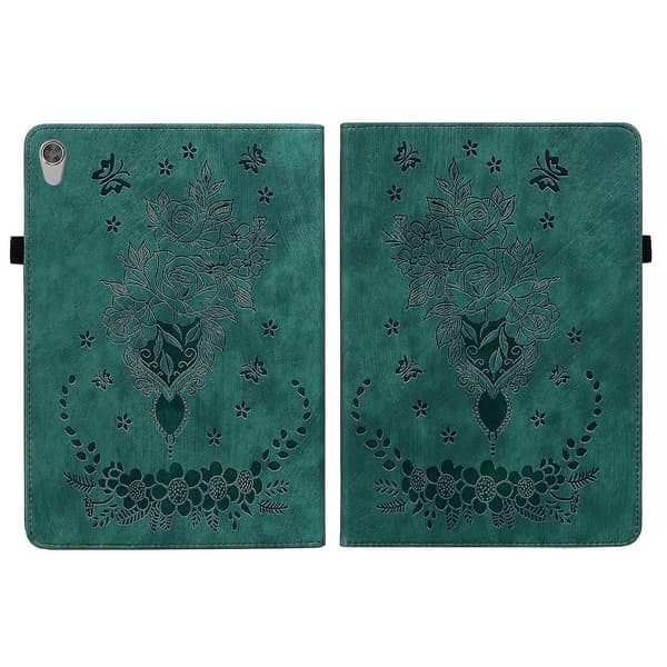 Läderfodral för surfplatta kompatibelt med Lenovo Tab M8 HD Green
