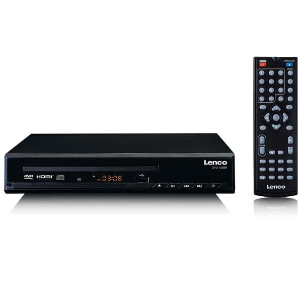 DVD-spiller med HDMI og fjernkontroll Svart 1200 980
