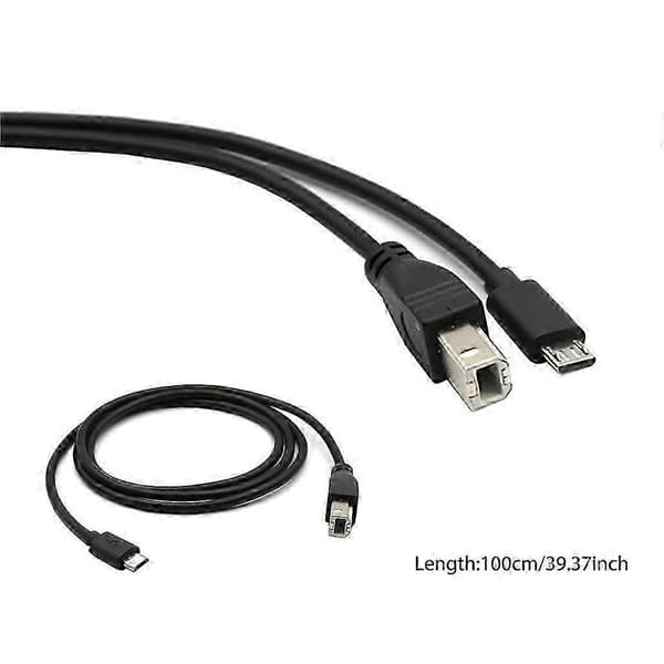 Mikro USB til USB B printerkabel af høj kvalitet til printer og enhed