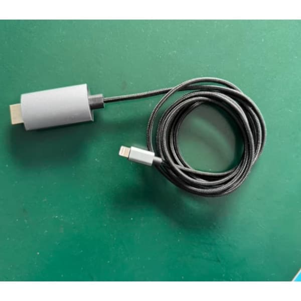 Lightning til HDMI-kabeladapter, iPhone til TV HDMI-omformer, 1080P HD-skjerm for iPhone 14 13 12 11