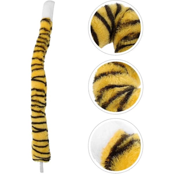 Halloween-kostym Cosplay Tigersvans Söt Djursvans Tigersvans