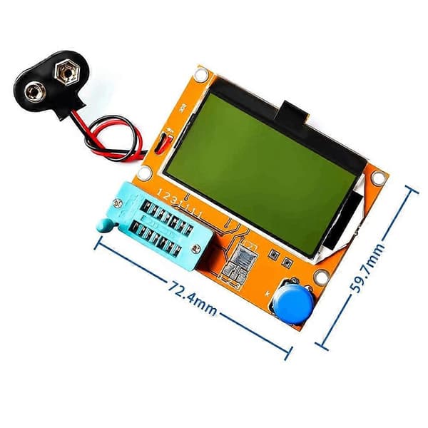 LCR-T4 Måler Transistortester for Diode Triode Kapasitans MOSFET for Motstand Induktor Tyristor Deteksjon