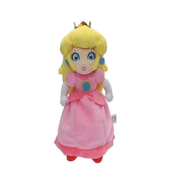 Super Mario Prinsesse Peach Superstar Plyslegetøj 26cm