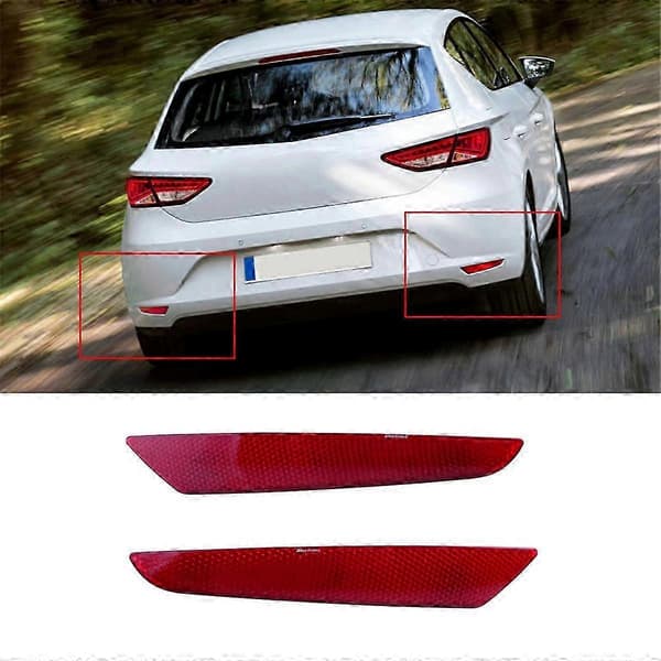 För Seat Leon Stylance 2013-2019 Bakre Stötfångarreflektor 2025