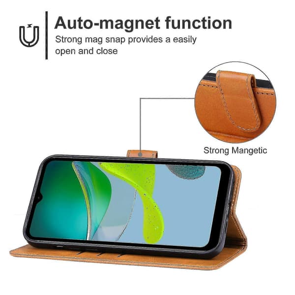 Motorola Moto E13 -nahkakotelo