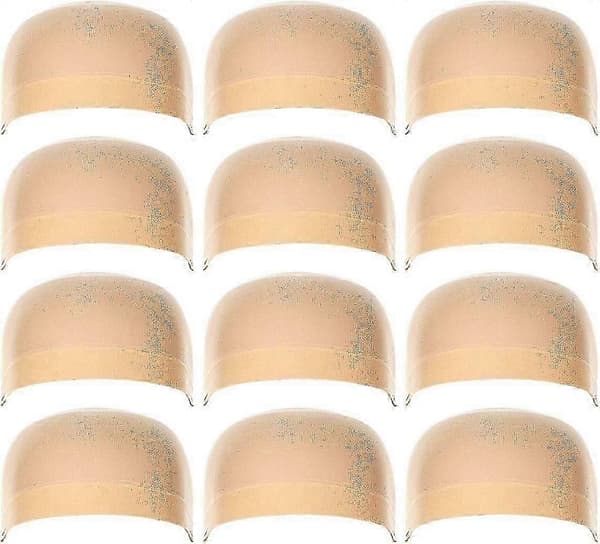 12-pack perukmössa; Naturlig beige; för kvinnor och män