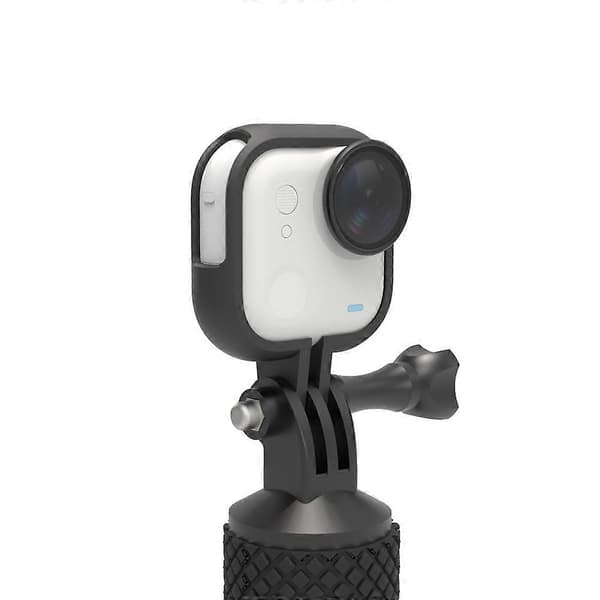 TKdaddy För Insta360 Go Ultra Skyddsfodral Actionkamera PC-ram Stötsäker med 1/4\"-adapter