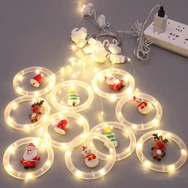 Hängande julgransljusslinga