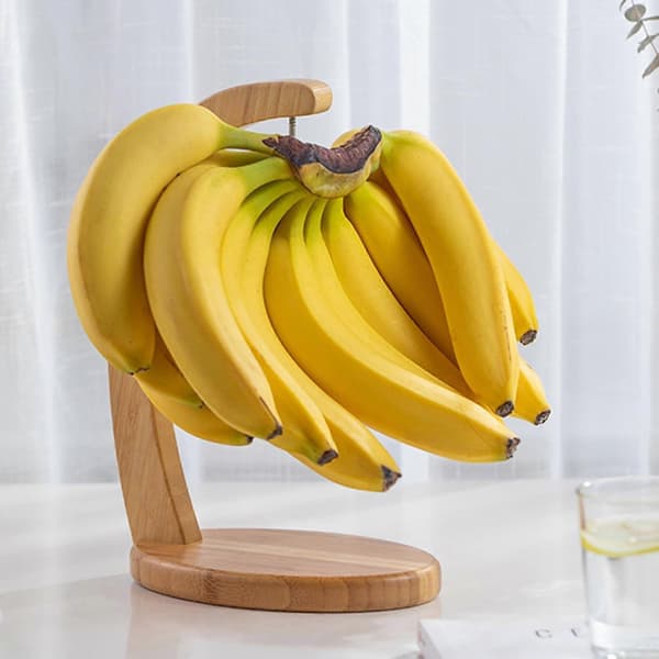 Fruktställ Bananställ Bambu Kök Fruktförvaringsställ Organiseringsställ Vardagsrumsställ Bärbart 26s