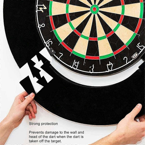 [13R]Dartboard Surround Wall Protector Eva Splicing Dartboard Backboard Surround, Wall Protector for 18-