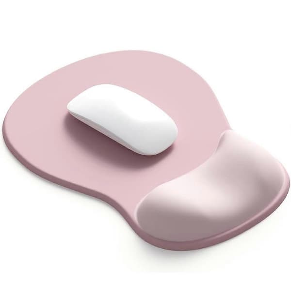 [13] Gel Håndleddsstøtte Musematte - Ergonomisk Kontormusematte med Håndleddsstøtte - Sklisikker, Design Skrivebordstilbehør Matte for Hjem, A